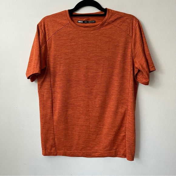 REI Co Op Orange Quick Dry Short Sleeve Shirt Size Small Hiking Outdoor Active - Picture 1 of 6